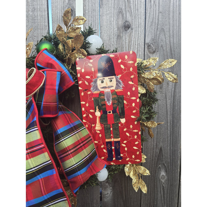 Nutcracker Christmas Wreath