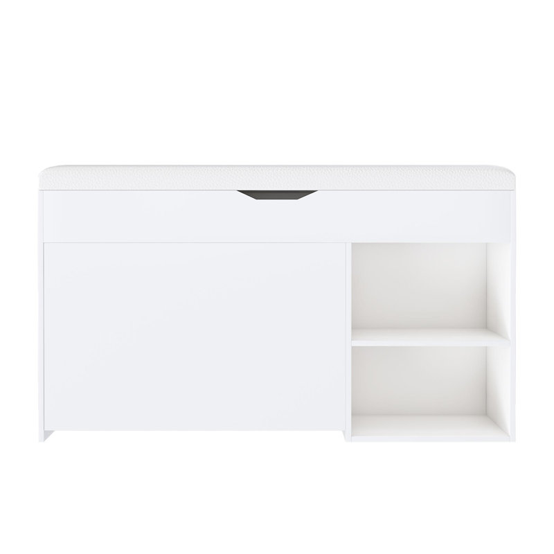 Entryway Bench With Shoe Storage Organizer For Hallway And Living Room, Space-Saving Modern Design With Triple Storage | Gift Idea