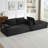 L-Shaped Cloud Sectional Sofa With Deep Seat, No Assembly Required, Modular Couches Sleeper For Living Room, Bedroom, Apartment