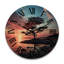 Horloge murale en bois massif Somer-525983784