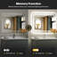Miroir de salle de bain à DEL avec lumières, rétroéclairé et éclairé à l'avant, miroirs muraux éclairés pour meuble-lavabo, écran tactile à intensité variable, antibuée, fonction mémoire, verre trempé HD, incassable, homologué ETL-1213044615-1213044637
