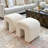 18" H Stain Resistant Boucle Ottoman