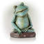 Statue de grenouille pensative sleep Seidel-1492081517
