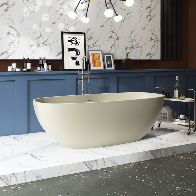 Baignoire de trempage autoportante 67 po