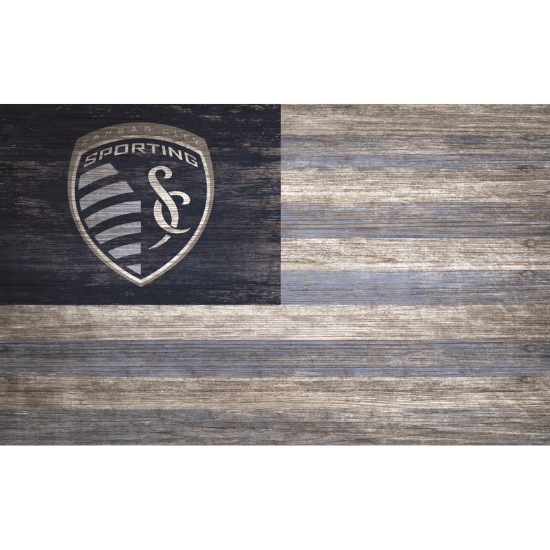 Décoration murale drapeau vieilli, Sporting de Kansas City