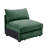 Armless Sofa Velvet-Green-124796023