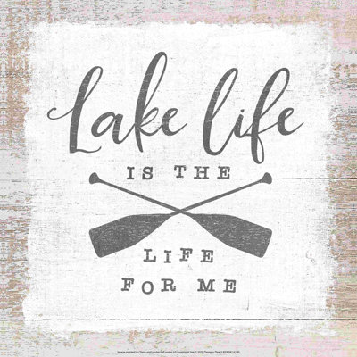 " Lake Life Is The Life For Me Wood "