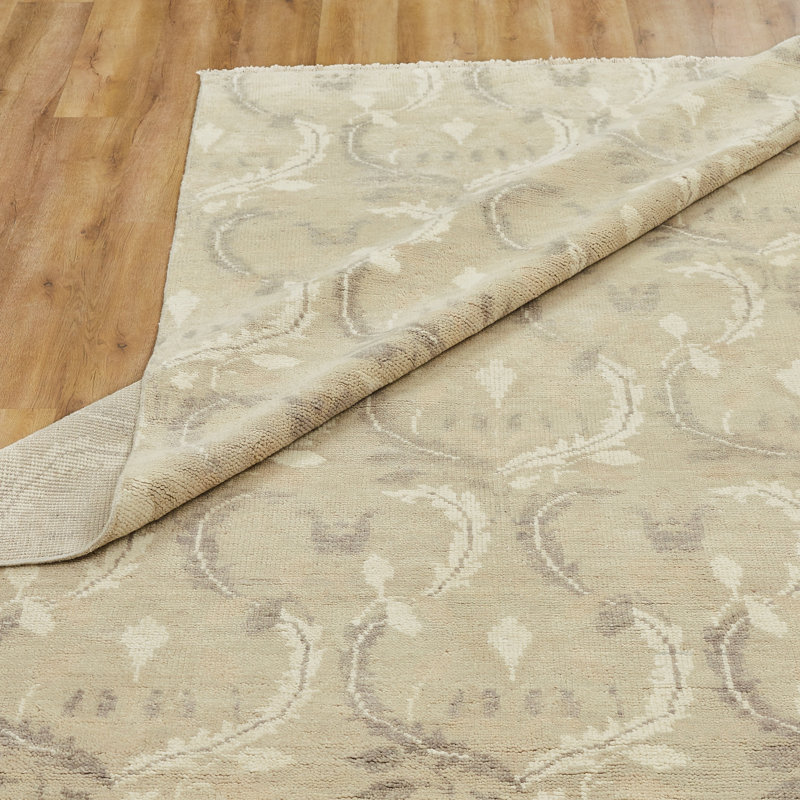 Verona Hand Knotted Wool Area Rug, Rectangle 8' x 10'