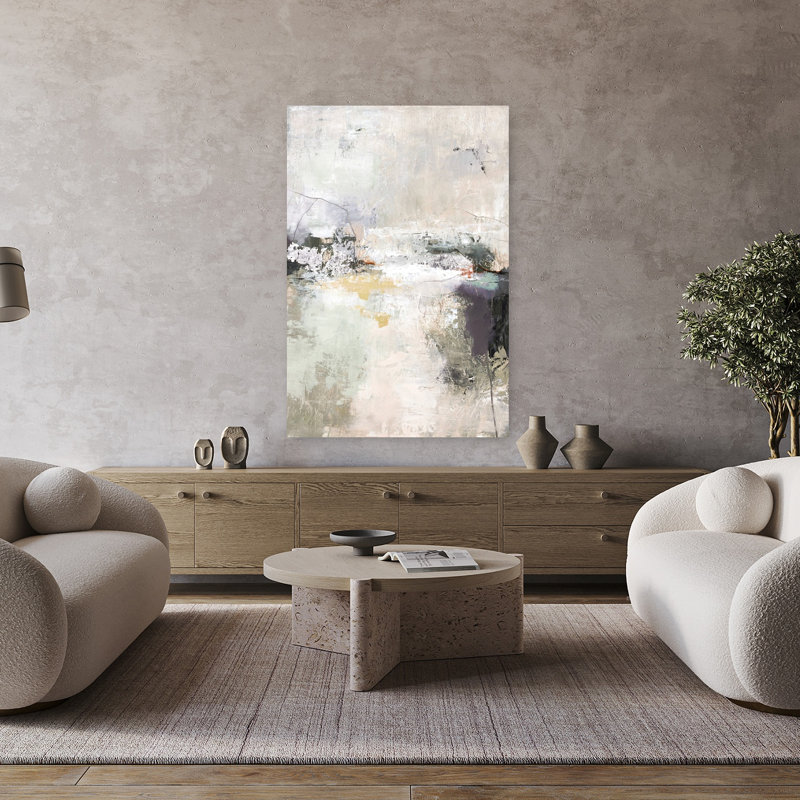 Art contemporain abstrait Garden Gate, H 48 po x l 32 po