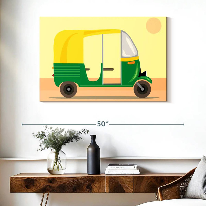 Mehar Motor Rickshaw, 26" H x 39" W