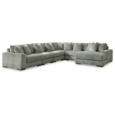 Adones Fog 6pc RAF Chaise Sectional
