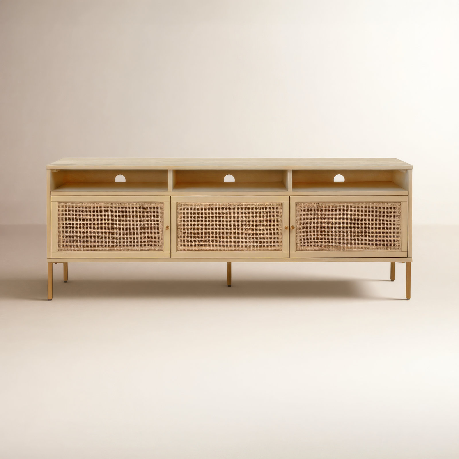 Cassi Media Console, Buttermilk 