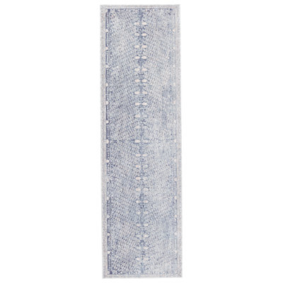 Tapis bleu / gris clair Devoria