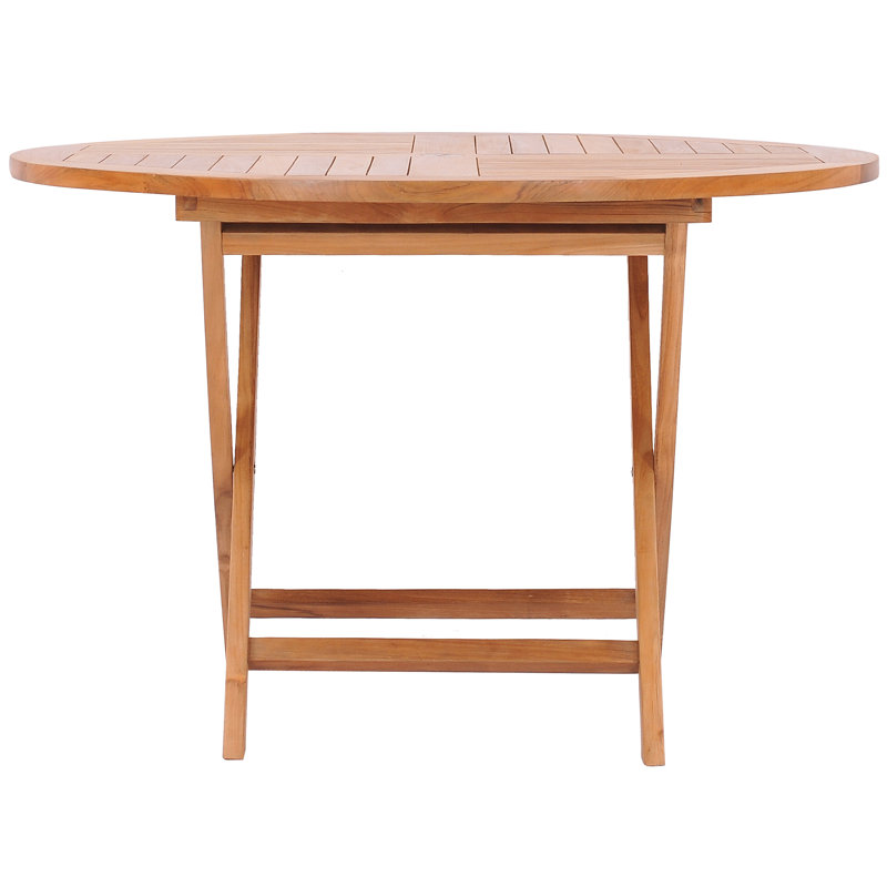 Java Outdoor Patio Folding Teak Wood Bistro Table