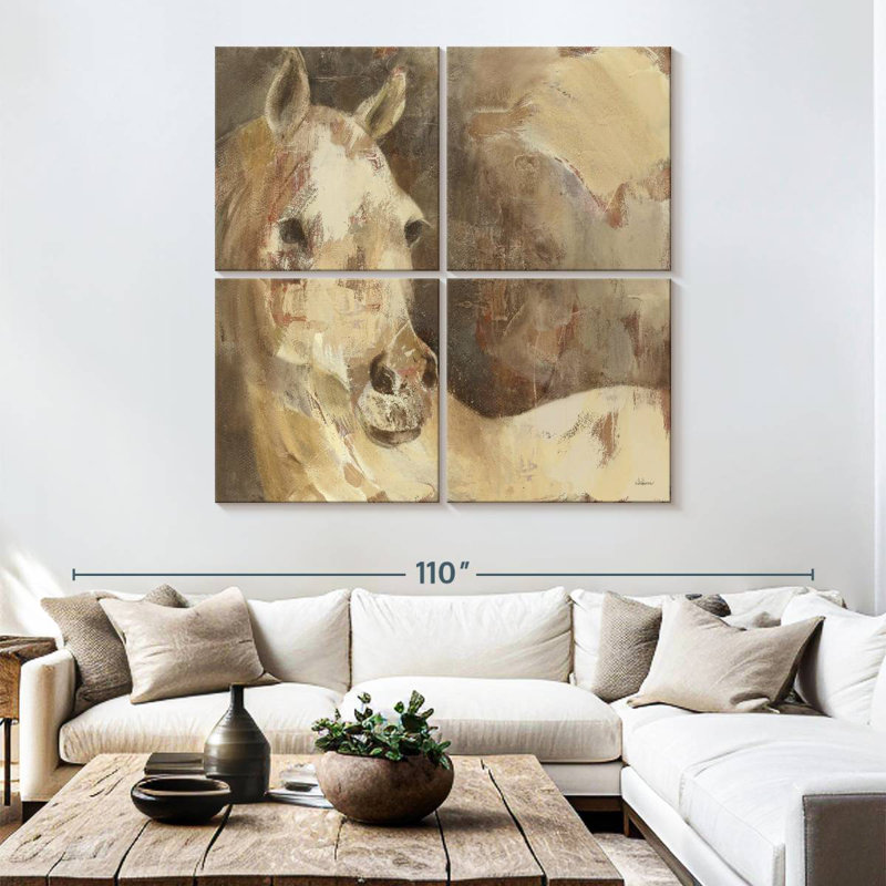 Brampt Impressionism Horse, 74'' H x 74'' W