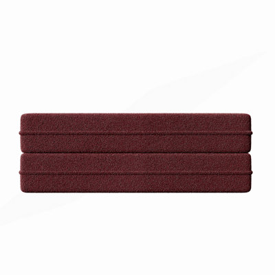 Canapé de sol moderne avec 2 coussins, canapé-lit convertible en mousse, matelas pliant de 15 pouces (taille standard).