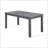 Outdoor Expandable Acacia Wood Dining Table, Dark Grey-324984966