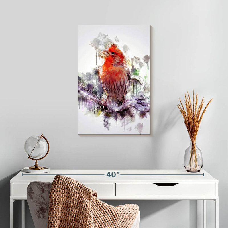 Brampt House Finch, 24" H x 16" W