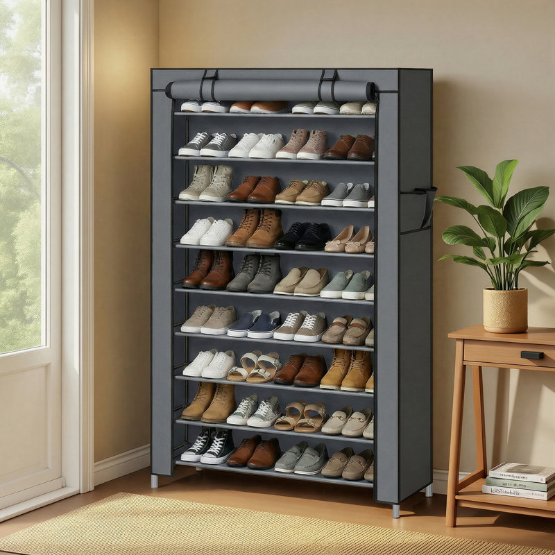 4 Pair Shoe Rack