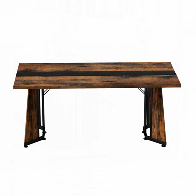 70.9"Rectangular Large Dining Table with Adjustable Legs