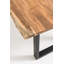 Alam Acacia Solid Wood Top Metal Base Dining Table-64316943