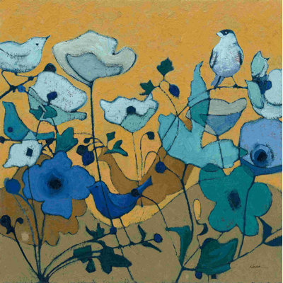 " Birdy Birdy Royal " by Shirley Novak Painting Print