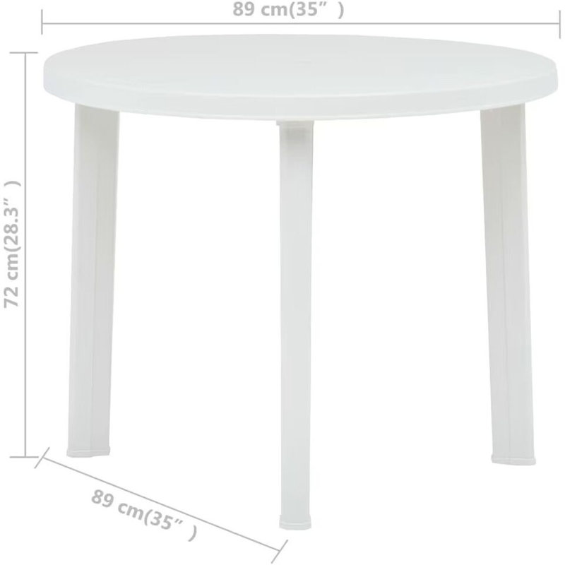 Raghida Rectangular Outdoor Coffee Table With Umbrella Hole , 72cm cm W 90cm cm D