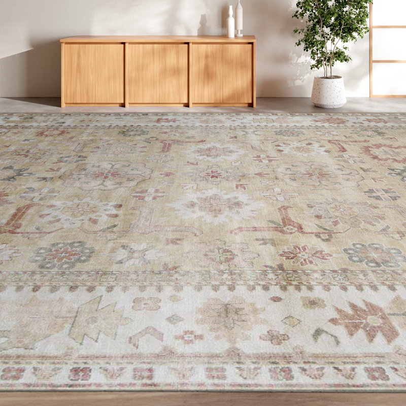 Oushak Hand Woven Wool Oriental Area Rug