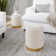 Callum Velvet Ottoman