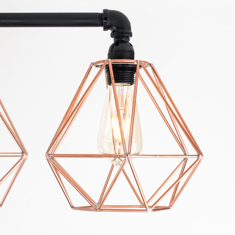 Hanley Flush Mount, Copper, Yes