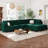 Wylodene 9-Piece Reversible Modular and Standard Velvet Sectional with Storage -1693641380