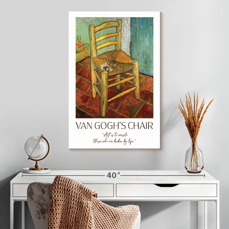 Affiche de l'exposition Chair Van Gogh, H 30 po x l 20 po