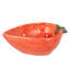 Buttercup Hand-Painted Strawberry Stoneware Measuring Cups, Red and White, Set of 4