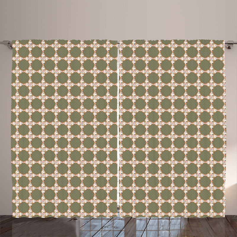 Semi Sheer Curtain Pair