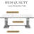 68" Marble Dining Table, Luxurious Marble Table Dining with Printed Faux Marble Tabletop and O-Shape Stainless Steel Pedestal, Modern Kitchen Dining Room Table for 8-1521837688-1533799189