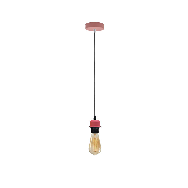 Carlen 1 - Light Single Pendant, Pink