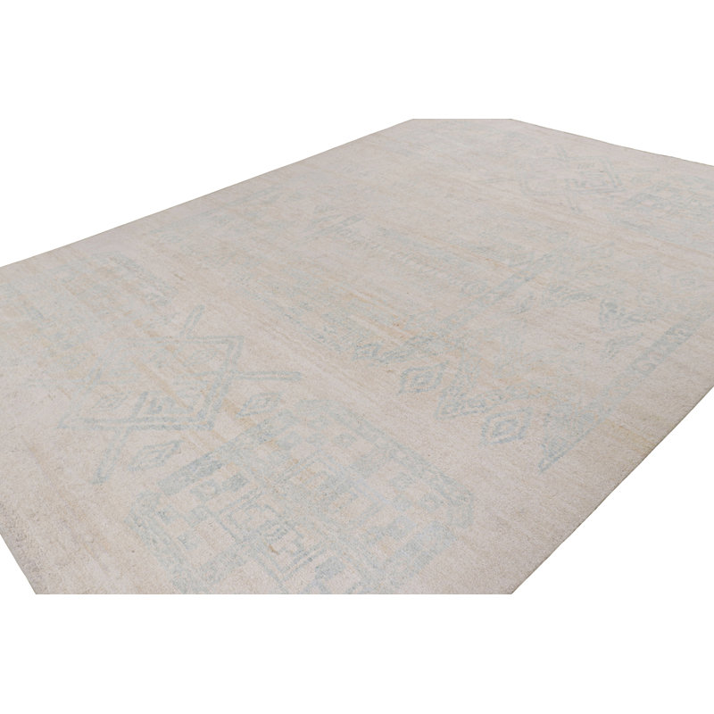 One-of-a-Kind Rectangle 9'4" X 13'2" Hand Knotted Area Rug