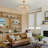 Hariesh 6 - Dimmbale Empire Gold Chandelier With Crystal Decorations