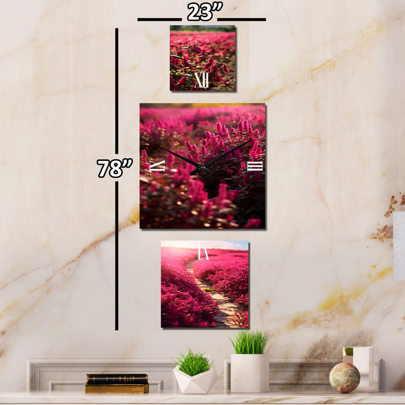 Rhyana Metal Wall Clock