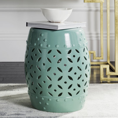 Ameley Ceramic Accent Stool