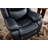 38" Wide Breathable Leather Manual Recliner, Traditional Classic Reclining Chair-144157075