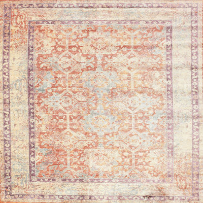 Tapis oriental rouge / beige