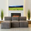 Haystacks, Field, Jackson County, Colorado, États-Unis, paysage contemporain abstrait, art mural-571624295