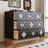 Modern Simple Black Entrance Cabinet Accent Chest