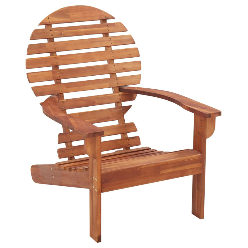 Tehya Acacia Outdoor Adirondack Chair, Brown
