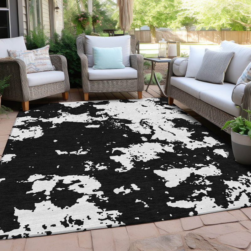Tapis intérieur / extérieur Maliana, Rectangle 9 pi x 12 pi