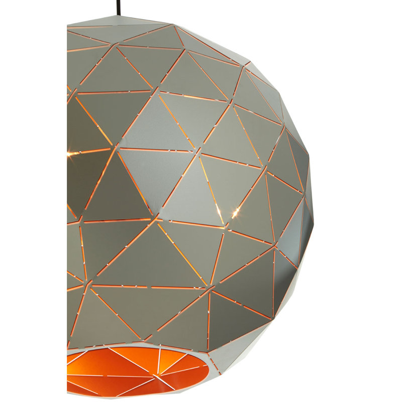 Cosima 3 - Light Geometric Pendant, Black, Silver/Gold