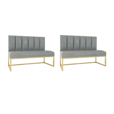Light Luxury Dessert Shop Restaurant Cafe Benches Upholstered Bench