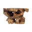 Console élégante Loon Peak®, version en bois naturel, rangement spacieux, beige, idéal pour le salon - Transformez votre espace