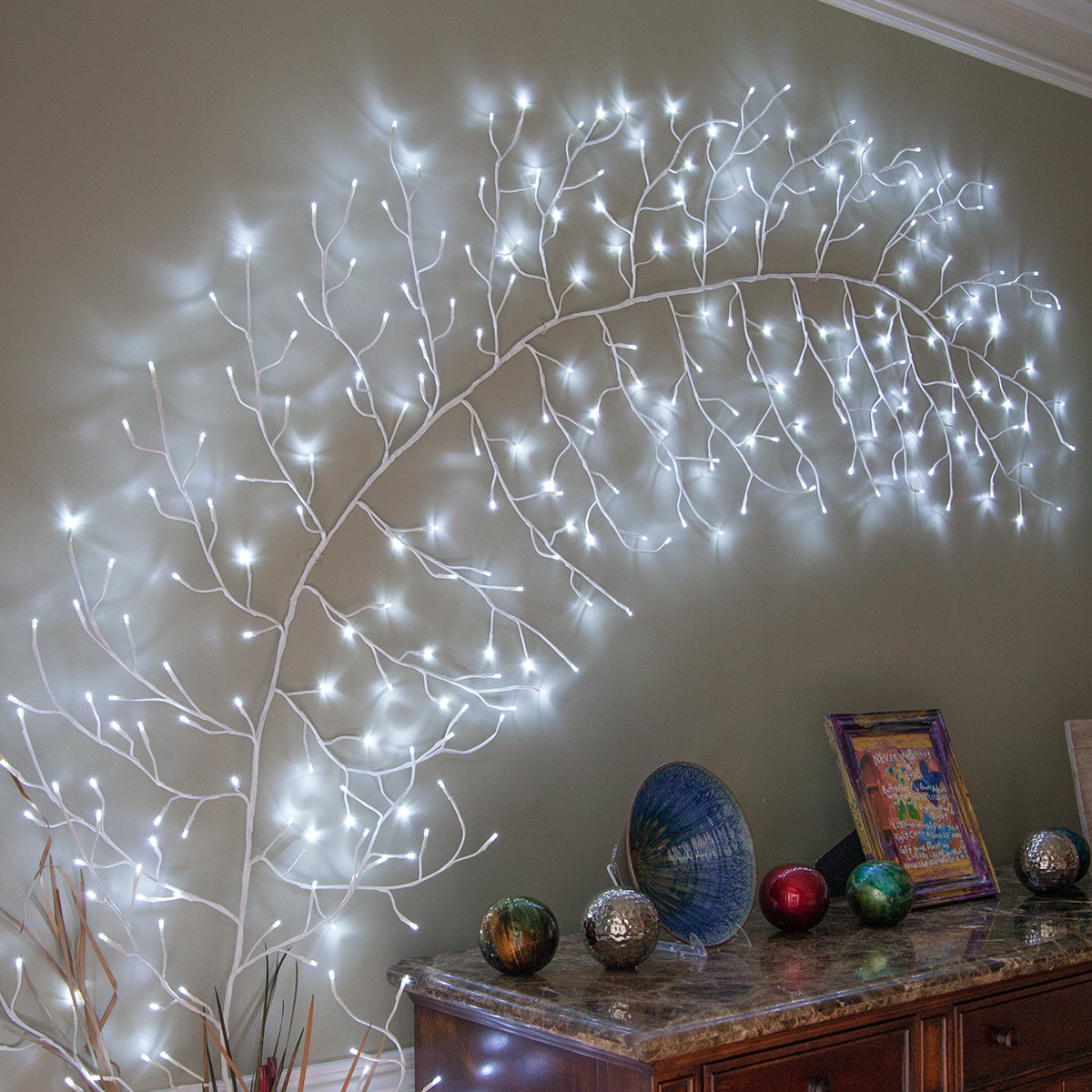 The Holiday Aisle® LED Climbing Vine Lighted Trees & Branches & Reviews | Wayfair